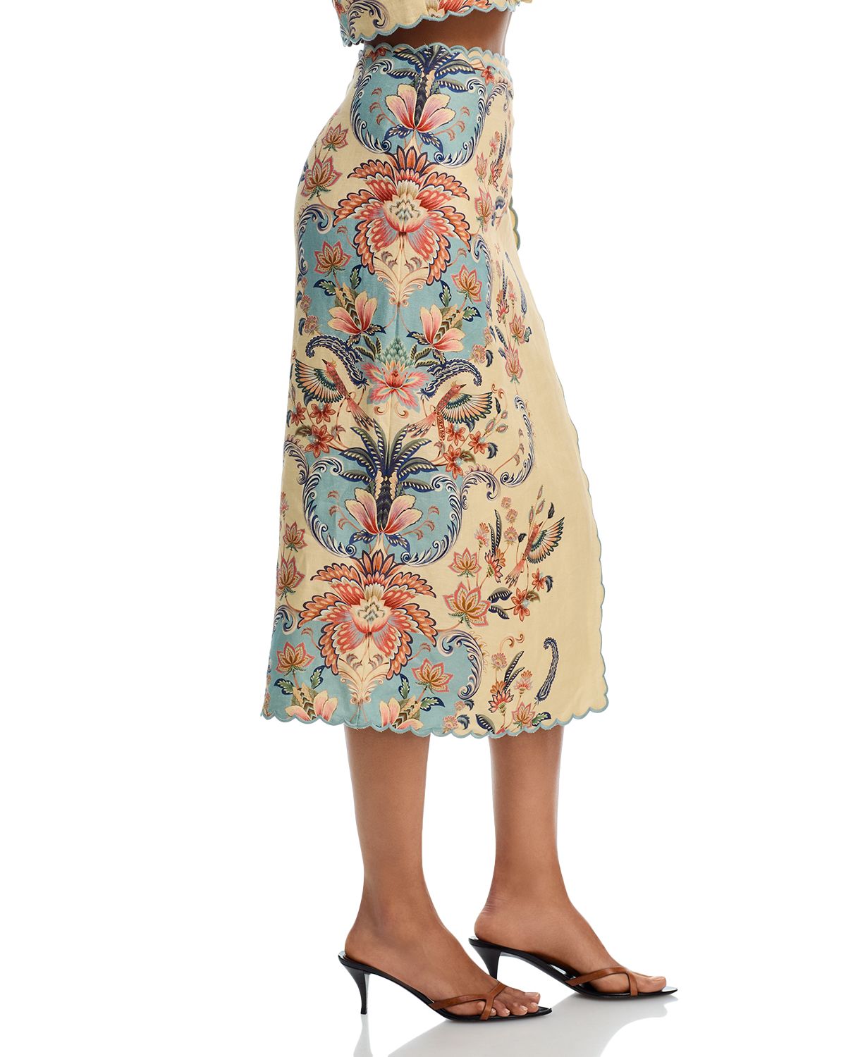 Boho Beauty Linen Wrap Skirt thumbnail 4