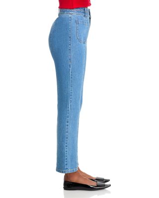 Dorothea High Rise Ankle Jeans in Horizon