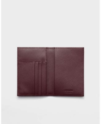  Saffiano Leather Passport Holder