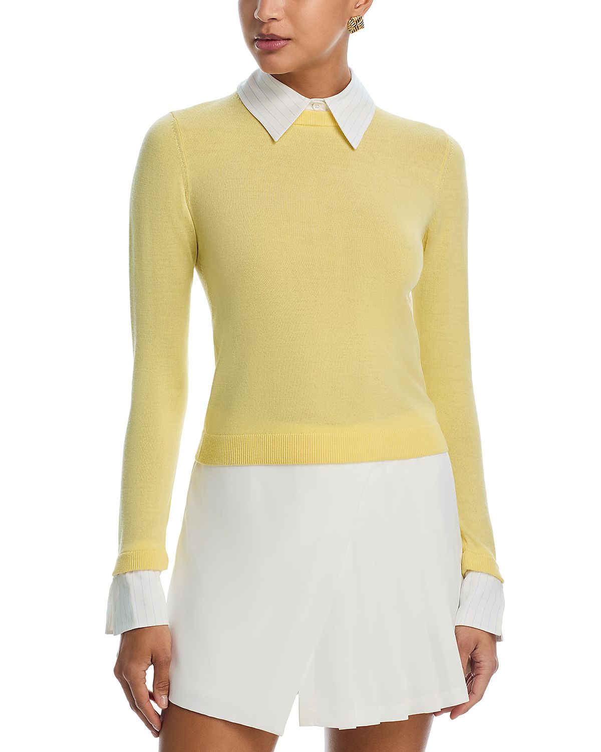 Alice and Olivia Porla Collared Sweater