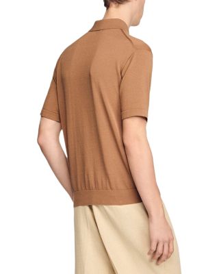 Cotton and Silk Polo Shirt