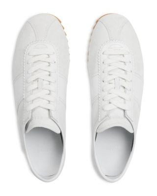 Soft Runner Split Leather Sneakers