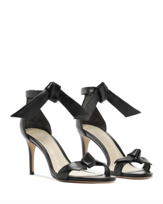Women's Clarita Leather Bow High Heel Sandals