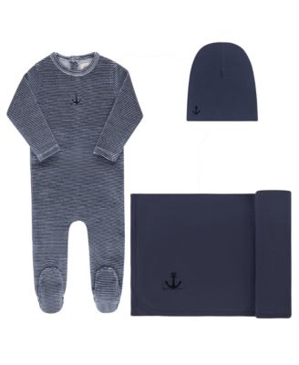  Unisex Velour Stripe Collection Take Me Home Set - Baby