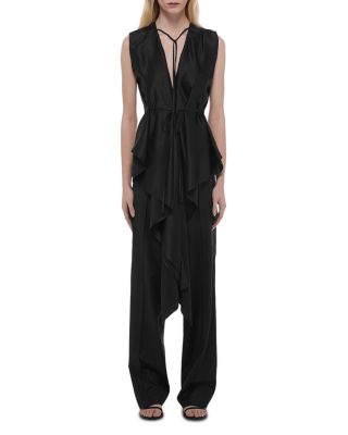 Silk Scarf Drape Top