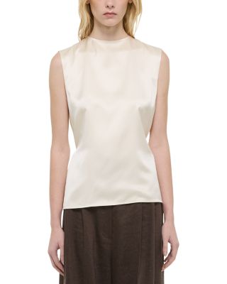 Silk Scarf Drape Top