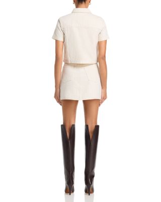 Janelle Striped Mini Skirt