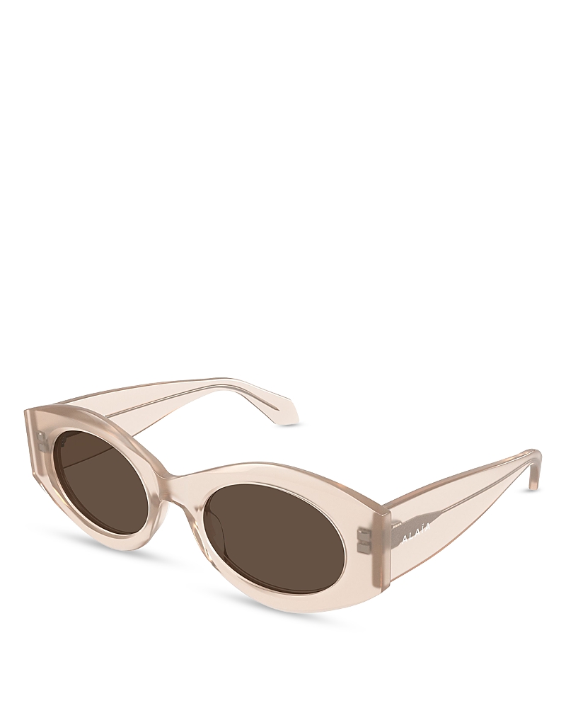 Alaia Oval Sunglasses, 52mm