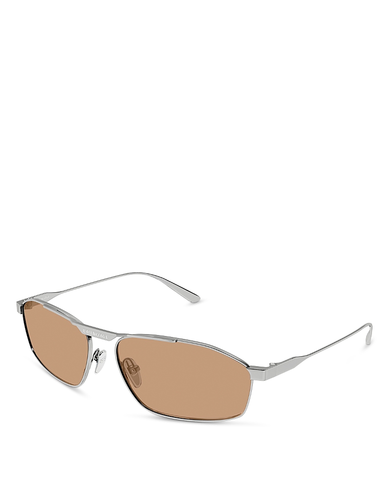 Balenciaga Pilot Sunglasses, 63mm