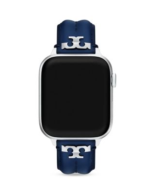 Kira Navy Leather Band for Apple Watch&reg;, 38/40/41/42mm and 42/44/45/46/49mm