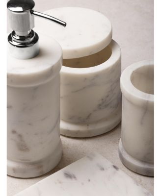  Duval Marble Bath Accessories, Set of 4