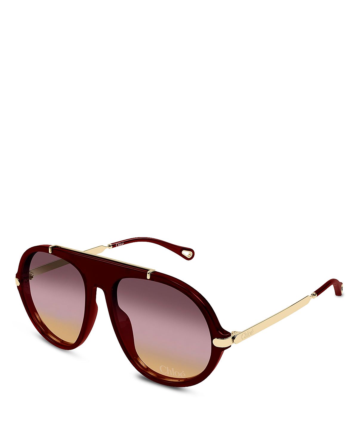 Chloe Round Sunglasses, 58mm