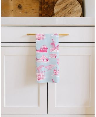 California Toile Tea Towel, Set of 2