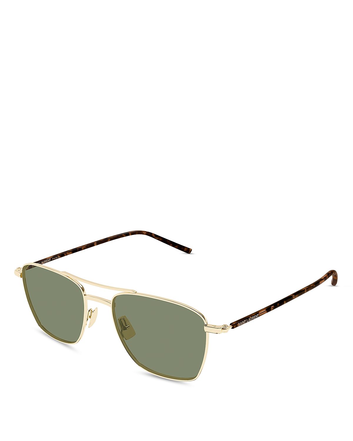 Saint Laurent Pilot Sunglasses, 53mm