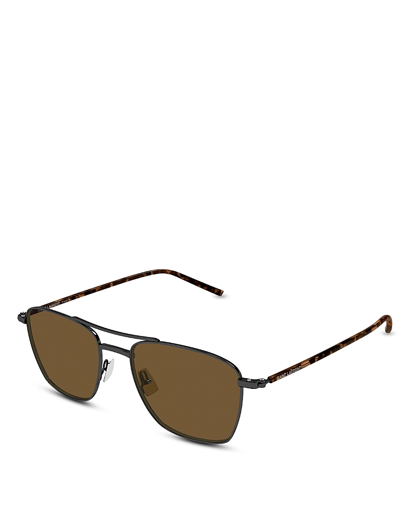 Saint Laurent Pilot Sunglasses, 53mm · OS