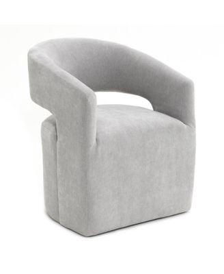  Orion Modern Upholstered Accent Chair with Casters