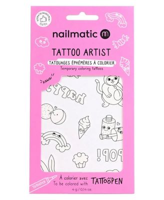 Kawai Temporary Tattoo for Kids - 5-7 Years