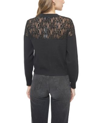 Women's Stella Lace X Knit Twofer Sweater