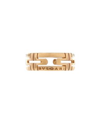 8mm Parentesi Band Ring 18K Gold