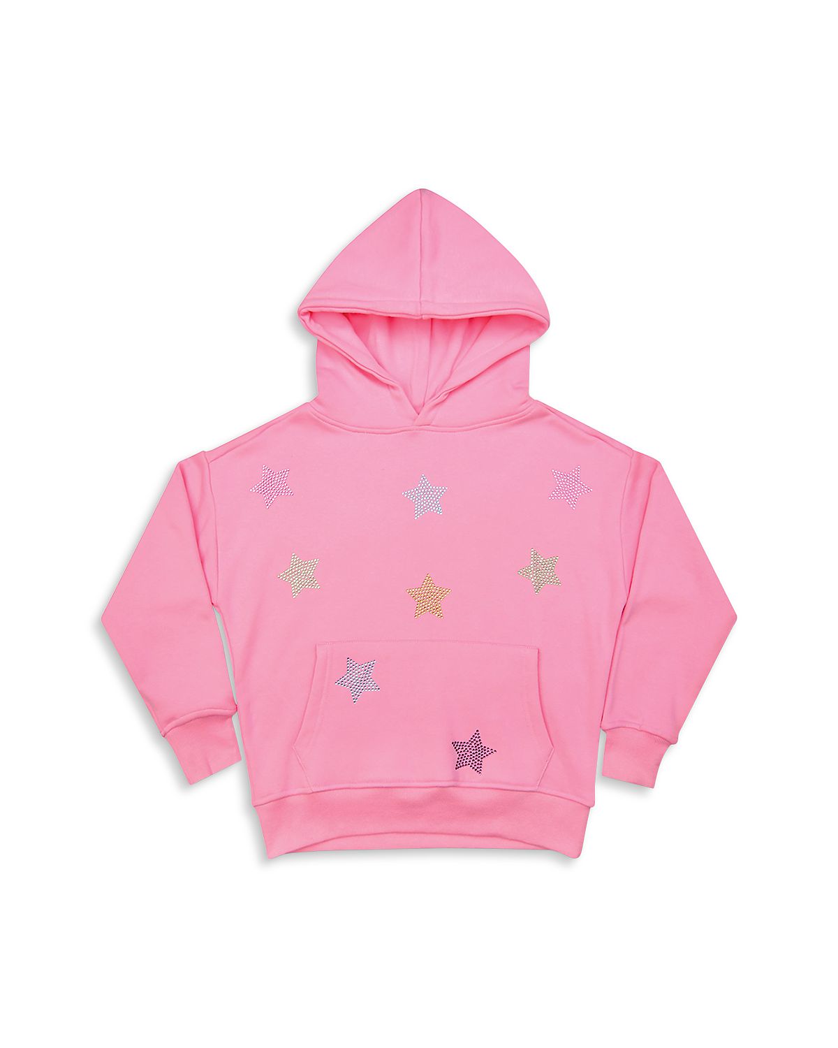 Iscream Girls' Sparkle Stars Pullover Hoodie - Little Kid, Big Kid