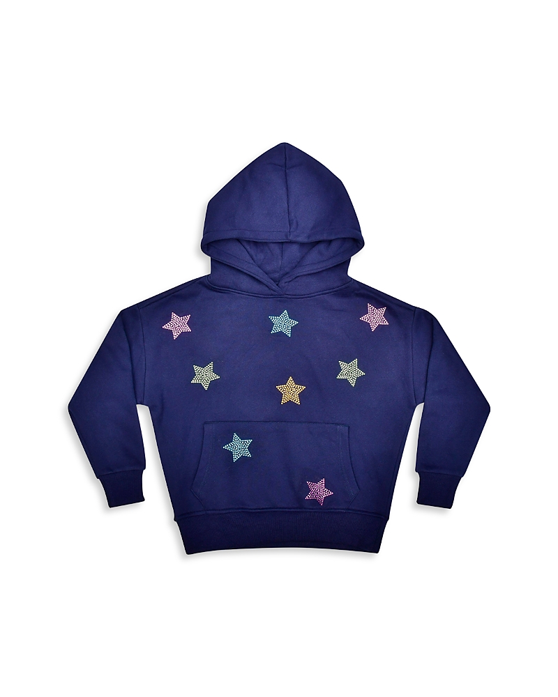 Iscream Girls' Sparkle Stars Pullover Hoodie - Little Kid, Big Kid