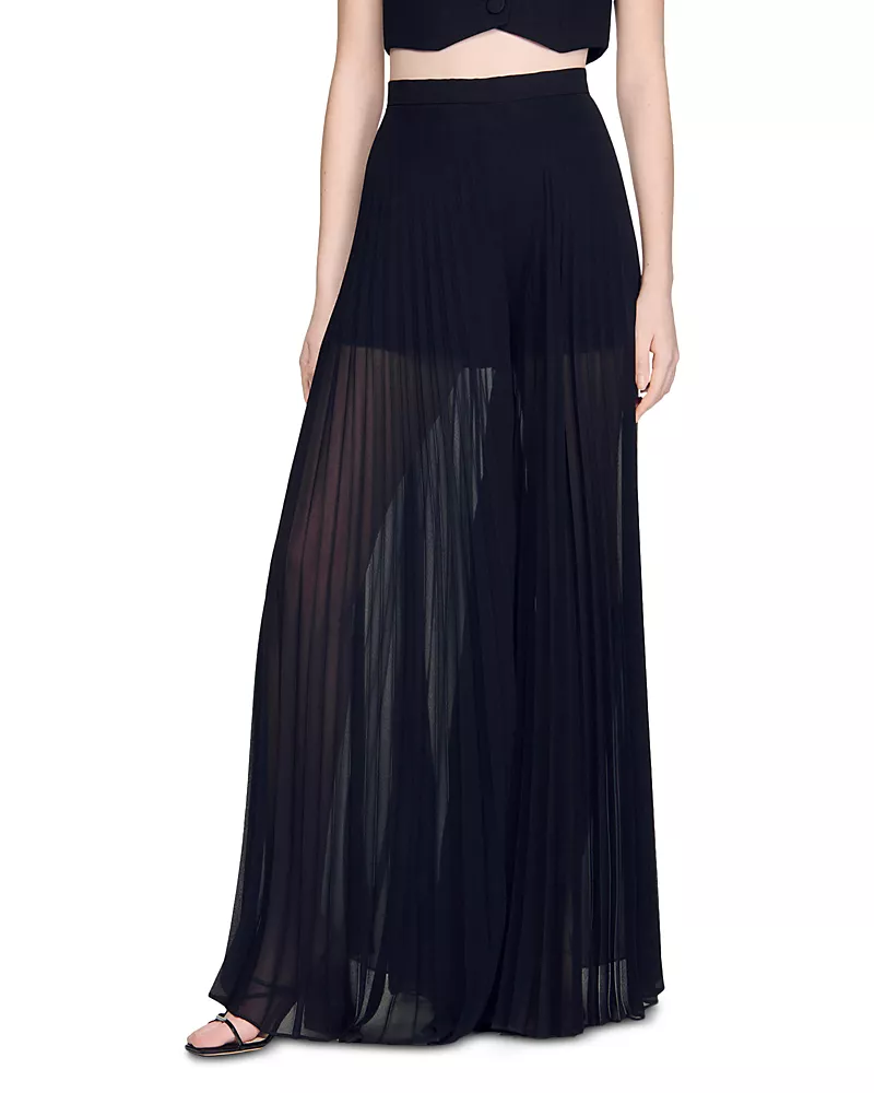 Sandro Pleated Trousers