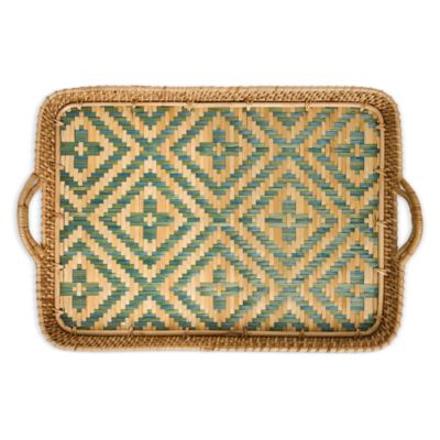 Villa Seville 18" Tray - Chambray