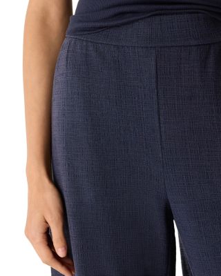 Stretch Jersey Straight Leg Ankle Pants