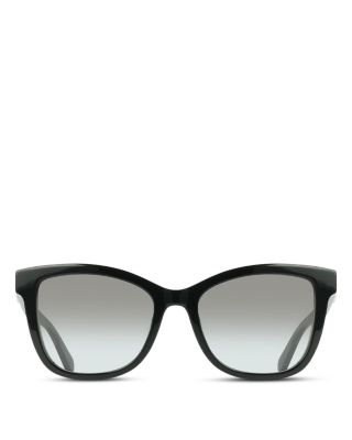 Color Block Temple Rectangular Sunglasses, 54mm
