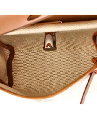 20 Herbag Zip Toile and Leather