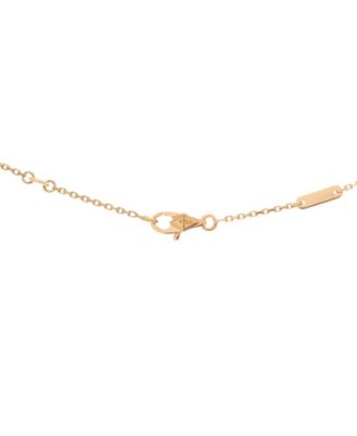  Sweet Alhambra Butterfly Pendant Necklace 18K Gold and Mother of Pearl, 15 - 15.75"