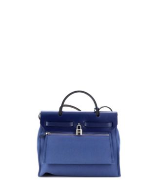 31 Herbag Zip Leather and Toile