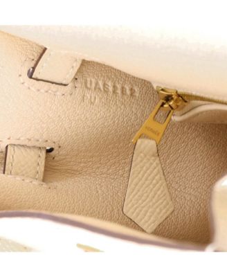 Kelly 25 Handbag Light Epsom with Gold Hardware