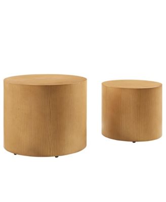  Amani Round Nesting Coffee Tables, Set of 2