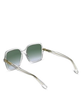 Le Pliage Rectangular Sunglasses, 57mm