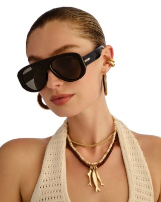 Dream Boat Aviator Sunglasses, 57mm