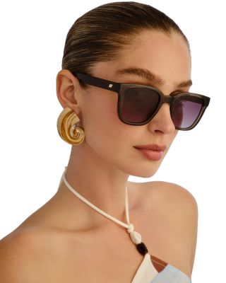 Elixir Square Sunglasses, 52mm