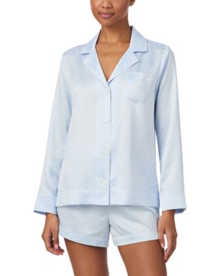 Long Sleeve Signature Satin Boxer Pajama Set