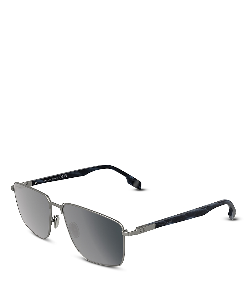 Canada Goose Barrel Hinge Evolution Pilot Sunglasses, 60mm