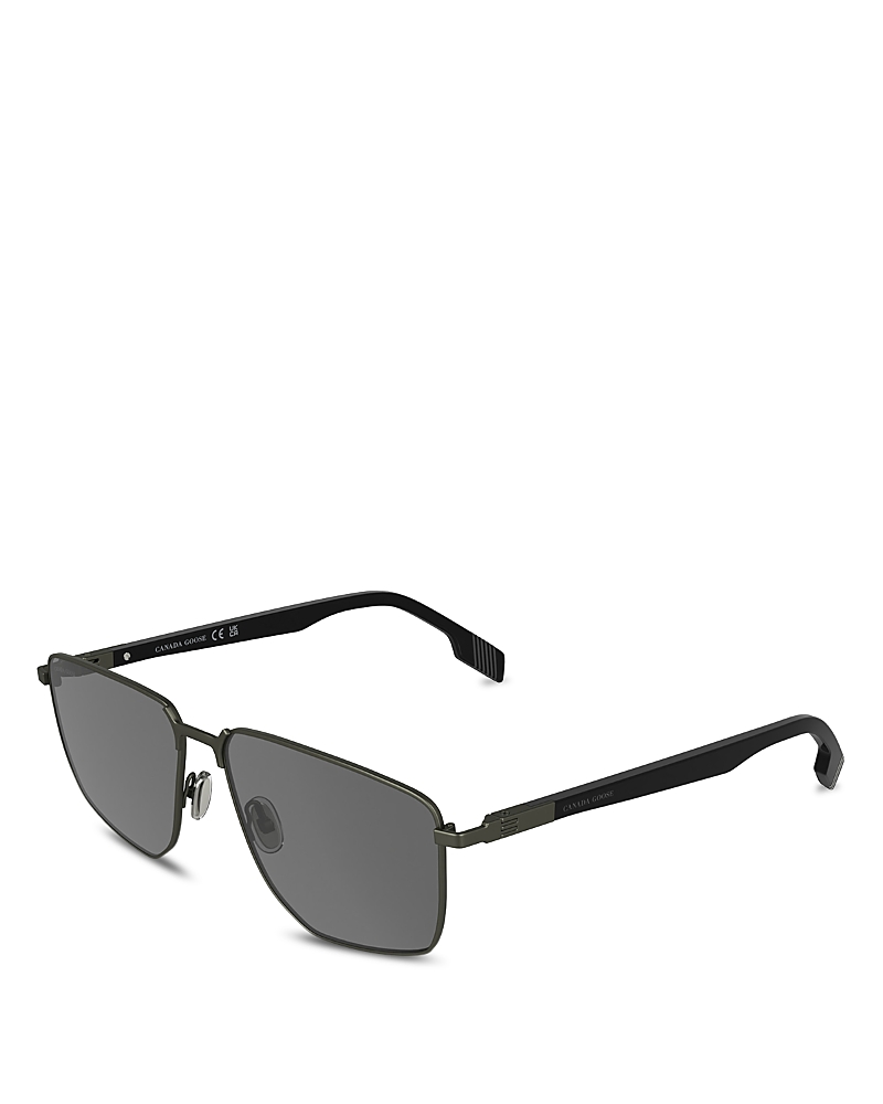 Canada Goose Barrel Hinge Evolution Pilot Sunglasses, 60mm