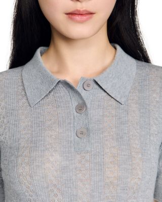 Pointelle Knit Sweater