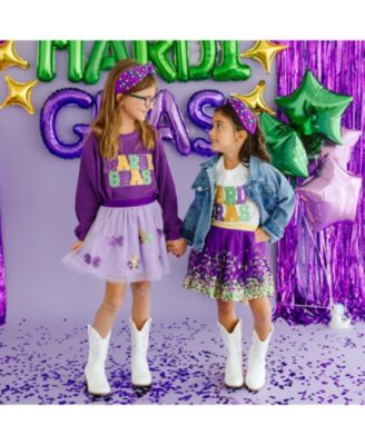 Girls' Mardi Gras Knit Sweater - Baby, Little Kid