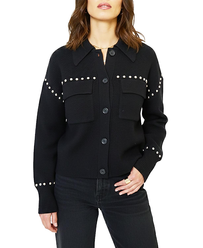 Central Park West Women's Jay Studded Sweater Jacket