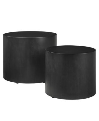  Amani Round Nesting Coffee Tables, Set of 2