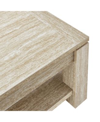  Hollis Travertine Coffee Table