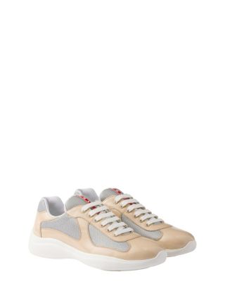  Men's America's Cup Sneakers Patent Leather And Technical Fabric