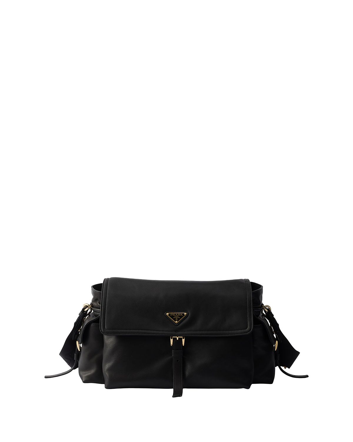 Prada Explore Large Nappa Leather Shoulder Bag With Flap