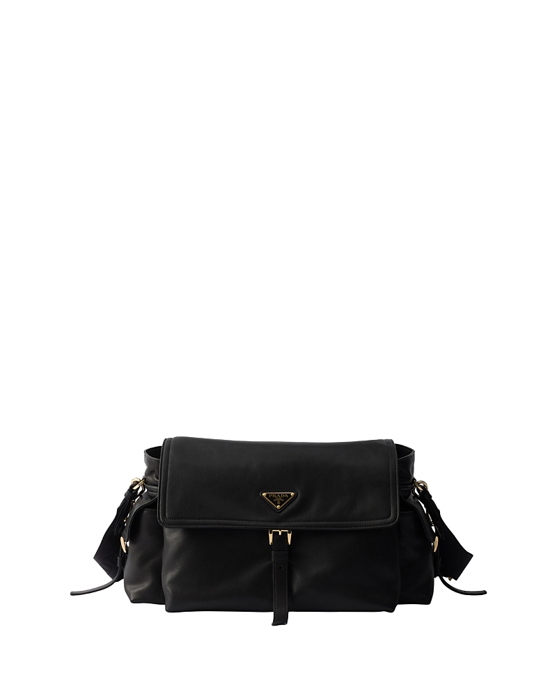 Prada Explore Large Nappa Leather Shoulder Bag With Flap