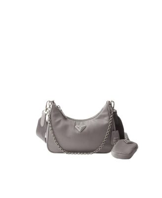 Prada Re-edition 2005 Re-nylon Bag In Gray