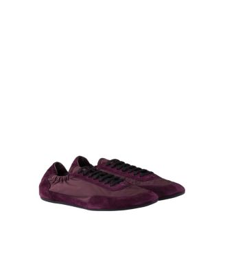  Men's Collapse Re-Nylon And Suede Elasticized Sneakers
